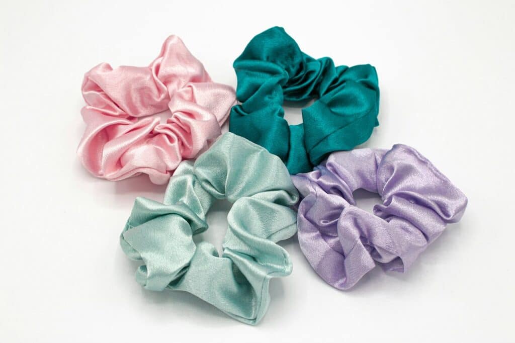 Mini Silk Scrunchie Sensory Set - Jewel Tones